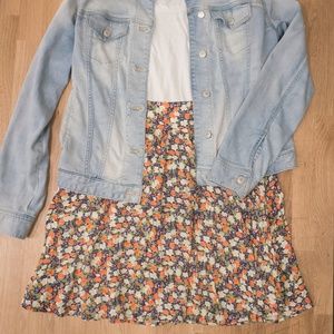 Forever 21 Casual Floral Skirt